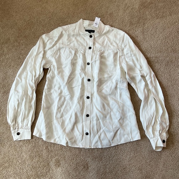 Banana Republic S Tall Balloon Sleeve Blouse - Picture 5 of 11